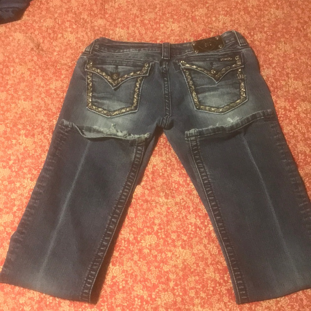 Used miss me jeans . Size 30 signature boot cut